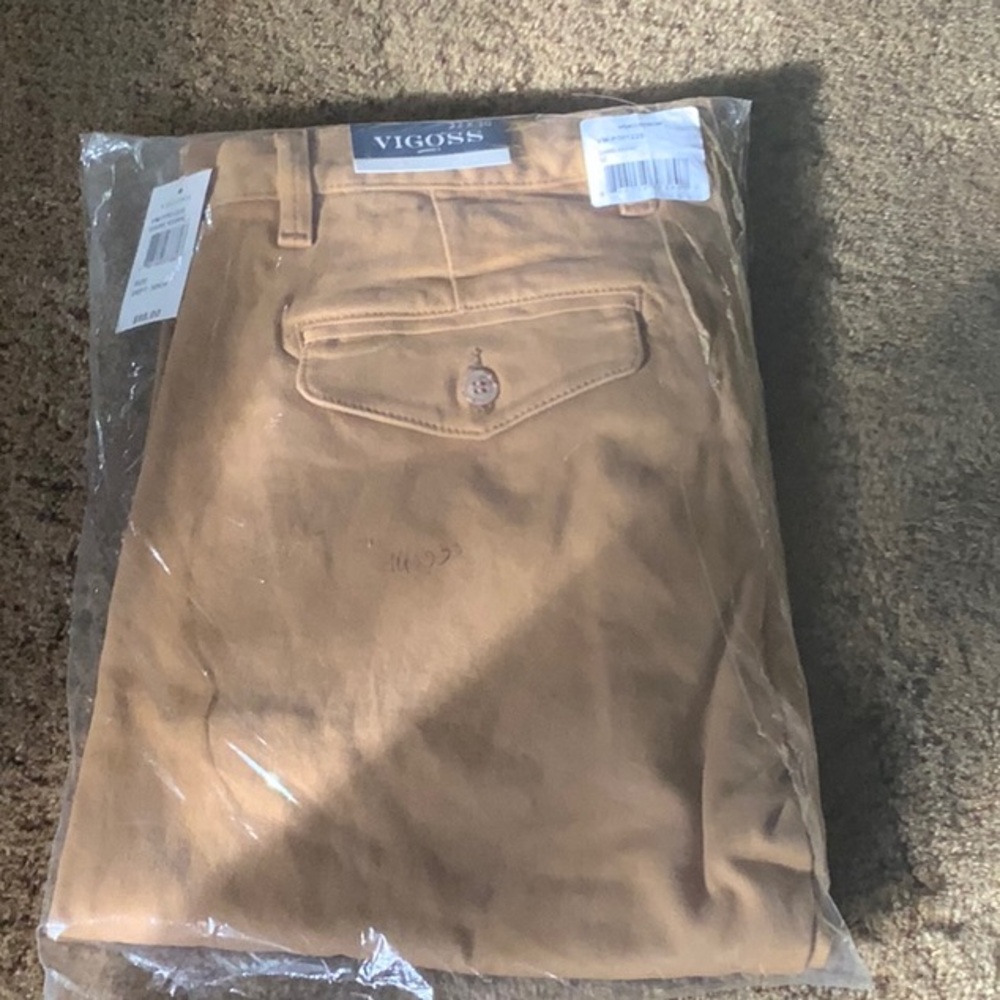 VIGOSS Men's Tan Pants